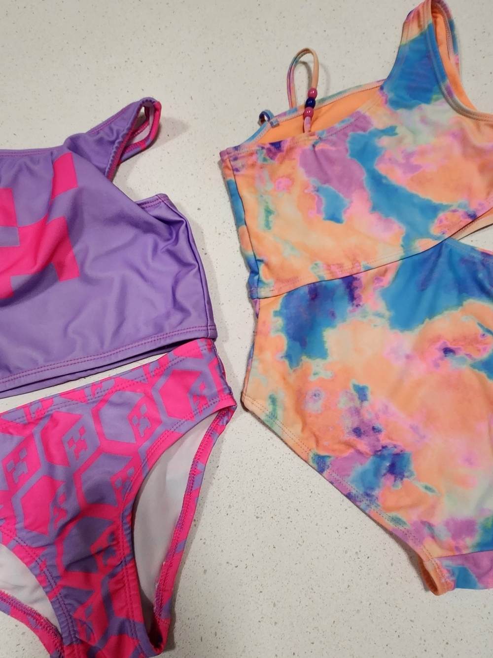 Girls Swimsuit Bundle – Minecraft + SHEIN Size 6